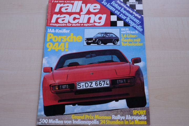 Deckblatt Rallye Racing (07/1981)